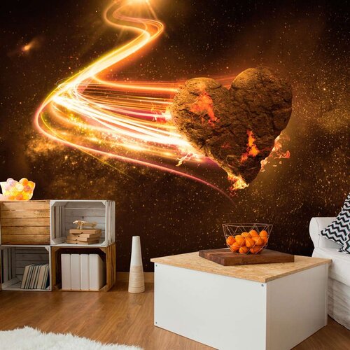  Samoljepljiva foto tapeta - Love Meteorite (Orange) 294x210 Slike