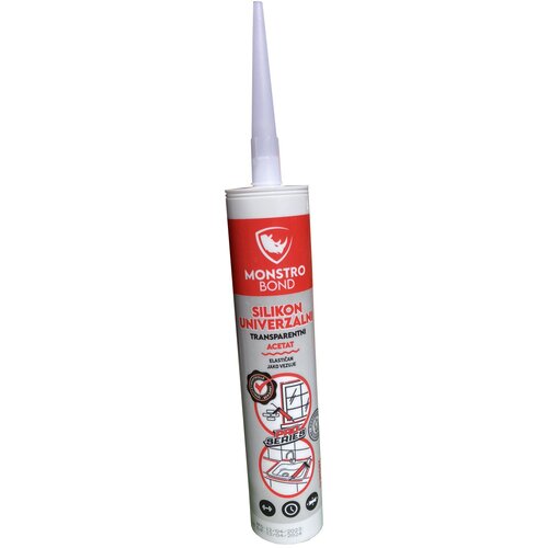 MONSTRO BOND Univerzalni transparentni silikon 280ml Slike