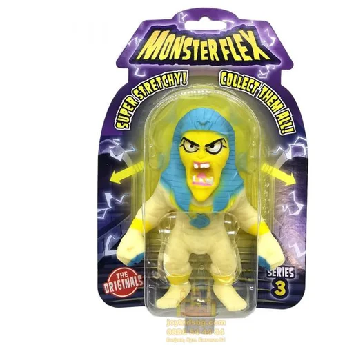 MONSTER FLEX pošastna figurica, ki se lahko raztegne, serija 3 - faraon mumija