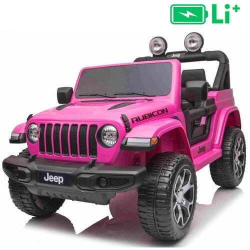 Beneo 12V JEEP Wrangler RUBICON 4x4 Li - auto na akumulator, ružičasti Cene