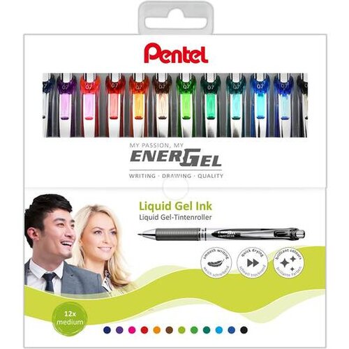 Pentel gel roler Energel BL77, 12 kos, BL77-12 Cene