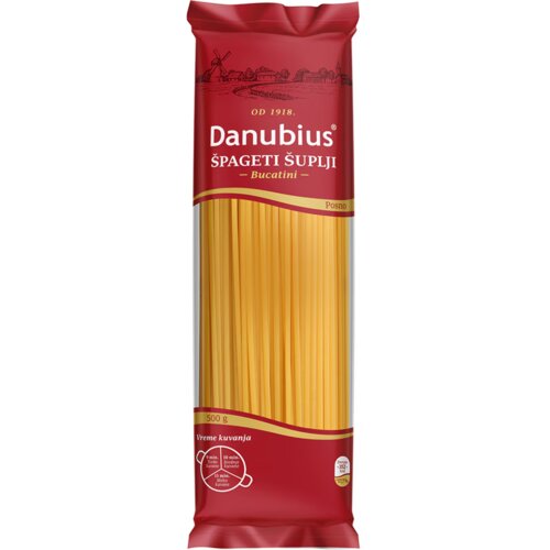Danubius Testenine Špagete šuplje 500g Cene