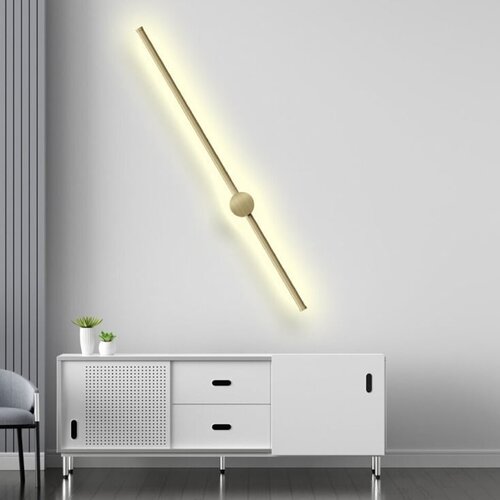 Braytron zlatna zidna LED lampa 16W Slike