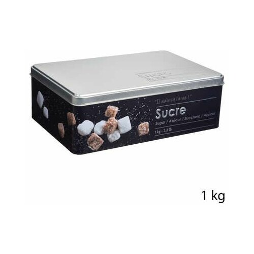 5five kutija za šećer u kocki black edition 20,2X13,2X6,7CM metal crna 136313 Slike