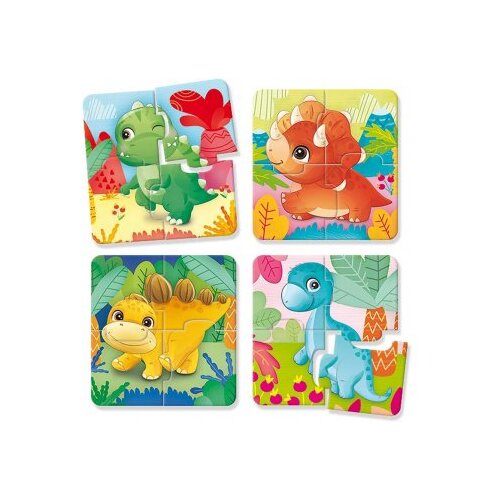 Lisciani 3u1 dino puzzle, memo i logika Slike