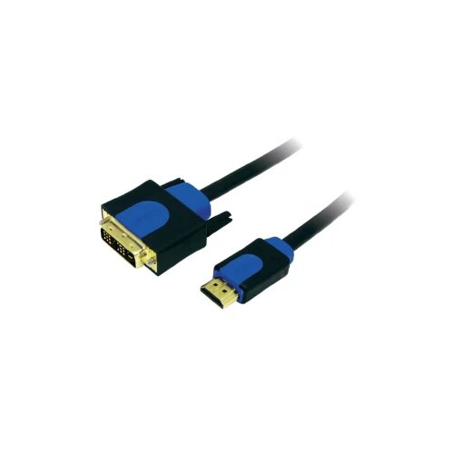 Logilink DVI / HDMI adapterski kabel DVI-D 18+1-polni vtič\, HDMI-A vtič 10.00 m črna CHB3110 pozlačeni konektorji\, lahko se privije DVI kabel, (20410837) Cene