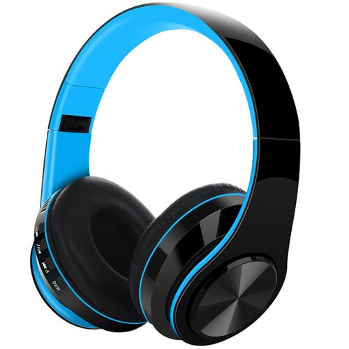 INF Brezžične over-ear slu&scaron;alke, globok bas, 400mAh, ~200h Blue, (5000296250) Cene