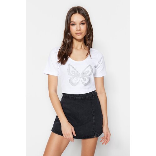 Trendyol Blouse - White - Slim fit Slike