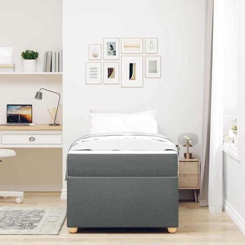  Krevetna konstrukcija Ostalo Tamno siva 80 x 200 cm Poliester Slike