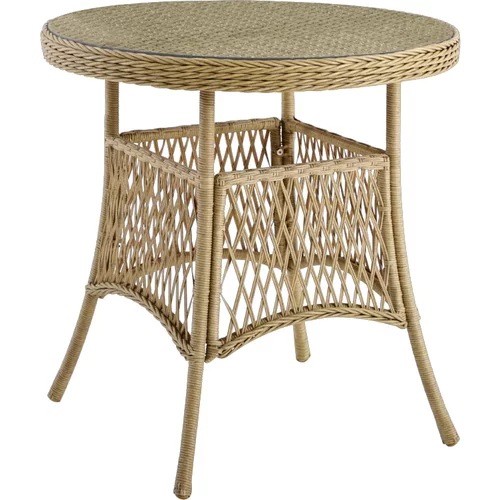 SUNFUN okrugli balkonski stol sophie (ø x v: 73 x 72 cm, karamela)