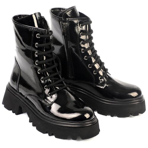 Capone Outfitters Women&amp;#039;s Round Toe Lace-Up Trash Sole Women&amp;#039;s Boots. Slike