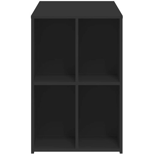  Radni stol crni 102 x 50 x 75 cm od konstruiranog drva Slike