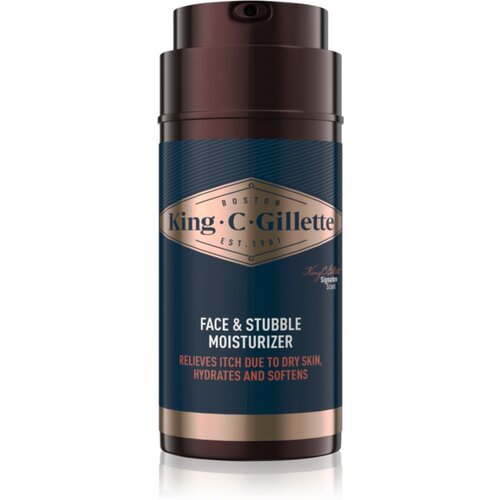 Gillette King C. Face & Stubble Moisturizer vlažilna krema za obraz in brado za moške 100 ml Cene
