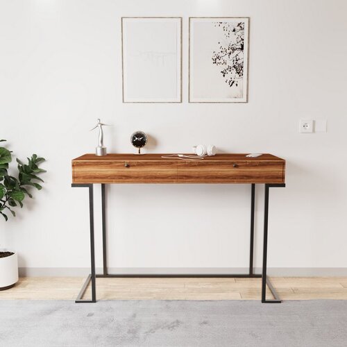 Hanah home komoda Ikı cekmeceli L708 walnut dresser Slike