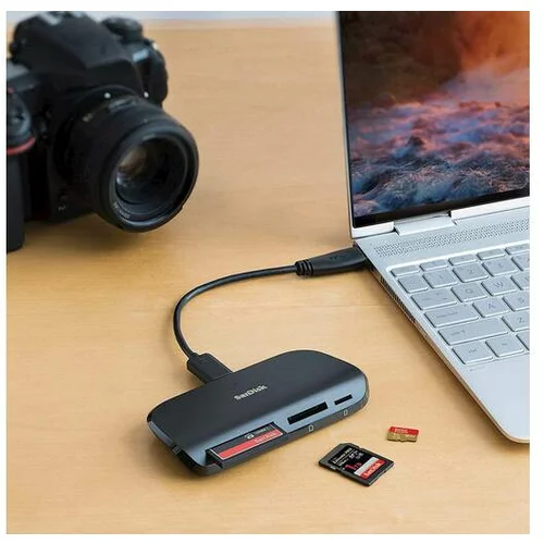 Sandisk Čitalec kartic ImageMate PRO, USB C 3.0 --> SD, microSD
