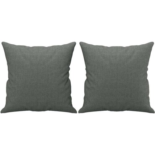 vidaXL 2-dijelni set sofa s jastucima tamnosivi od tkanine Cene