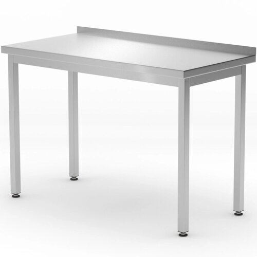 Hendi Stenska delovna miza z robom Budget Line STEEL 1200 x 600 x 850 mm - 817216, (21389241) Cene