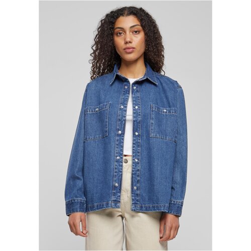 Urban Classics Women&amp;#039;s denim shirt blue Slike