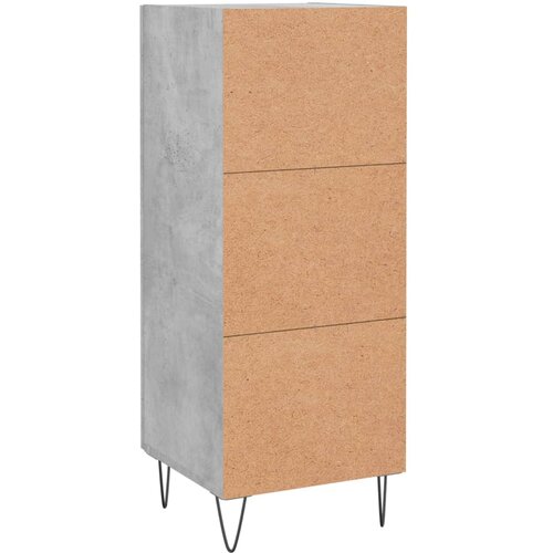  Komoda siva boja betona 34,5x34x90 cm od konstruiranog drva Slike