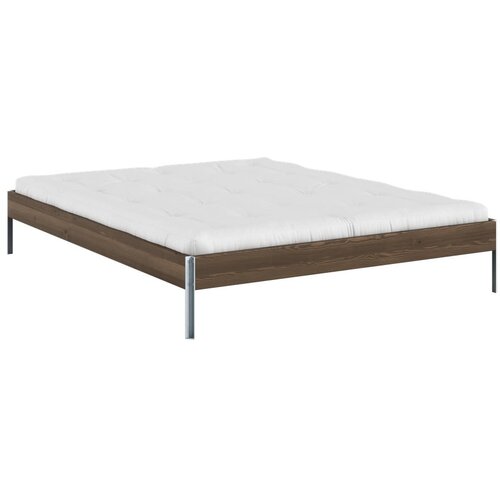 Karup Design Smeđi bračni krevet od masivnog bora s podnicom 160x200 cm Core &amp;ndash; Slike