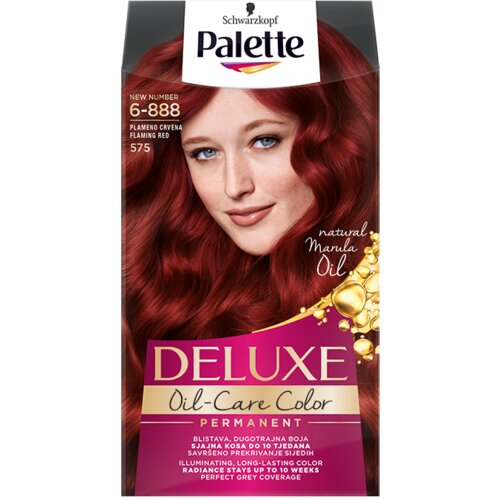 Schwarzkopf Palette Deluxe permanentna barva za lase odtenek 6-888 Flaming Red 1 kos Cene