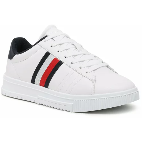 Tommy Hilfiger Superge Supercup Leather FM0FM04706 White YBS