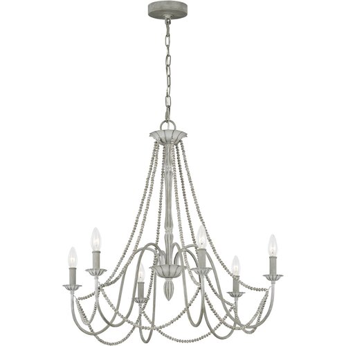 Elstead Lighting Maryville Lestenec Feiss s 6 lučmi, pran v sivi barvi, (22099729) Cene