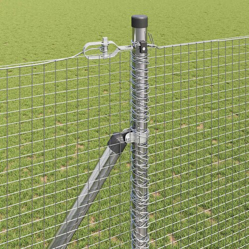  Zavareno žičano ograđivanje s bodljama 50 x 1,5 m Srebrna Mreža Slike
