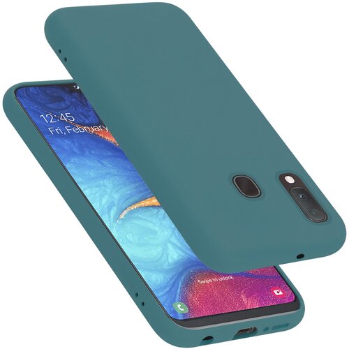 Cadorabo Ohi&amp;scaron;je, združljiv s Samsungom v tekoči zeleni barvi - za&amp;scaron;čitni pokrov iz fleksibilnega silikona TPU, (20588440) Slike