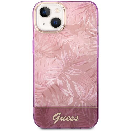  Maska za iPhone 14 Guess PC/ TPU Jungle Pink Cene