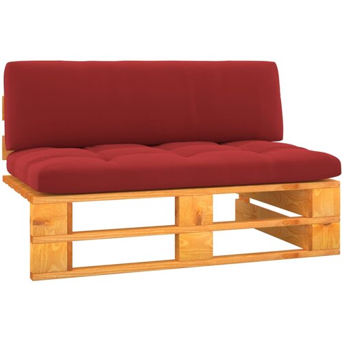  Srednja vrtna sofa od paleta boja meda od impregnirane borovine Cene