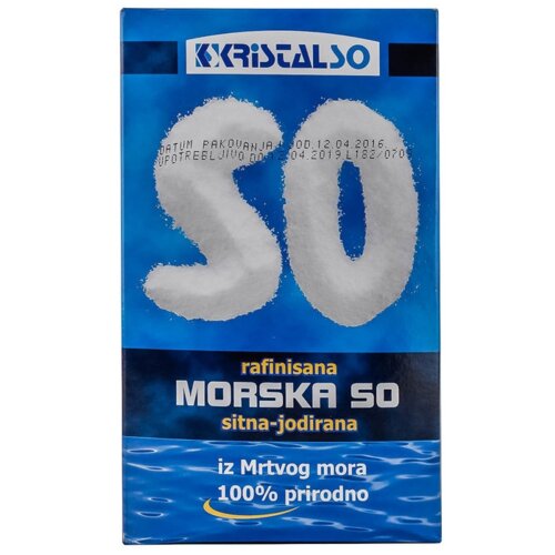 Kristal So Morska so jodirana 1kg Cene