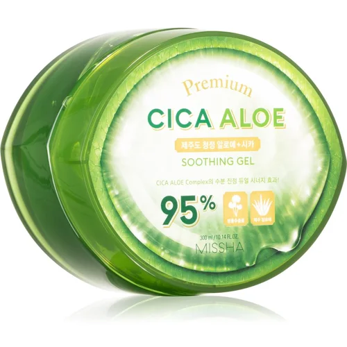 MISSHA Premium Cica Aloe vlažilni in pomirjevalni gel z aloe vero 300 ml