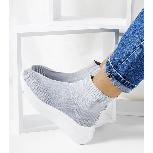 Gemre Grey high-top sneakers Jennifer Cene