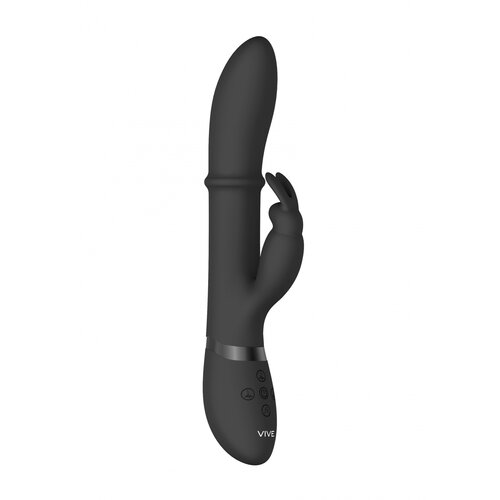 VIVE Halo Ring Rabbit Vibrator Black Cene