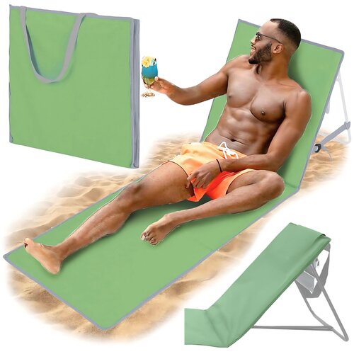 SANDOS Zložljiv vrtni ležalnik za na plažo za sončenje, torba za na plažo, lahek ležalnik, (5000093797) Cene