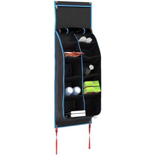  Vreća za spremanje s pohranom Crna i Plava 140 x 43 cm oxford Slike