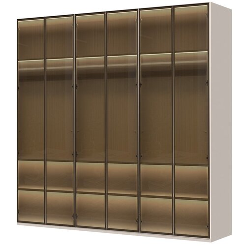 Jela 6-dijelni garderobni ormar Kalla Opera P6-6AL Slike