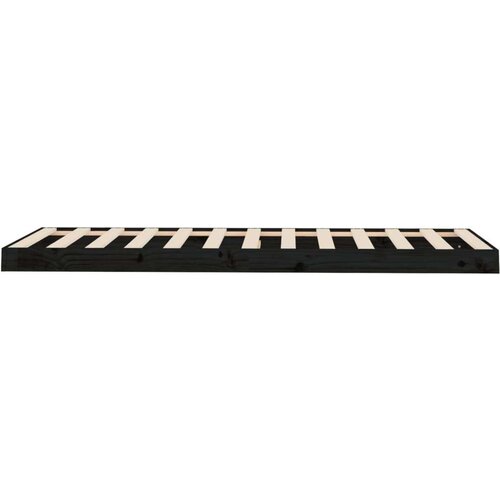  Za krevet od masivne borovine crni 75x190 cm 2FT6 mali Slike