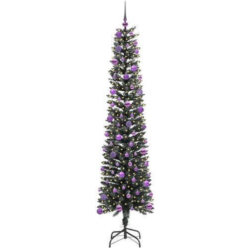 VidaXL Umjetno božićno drvce s stalakom Zelena 58 x 58 x 240 cm Slike
