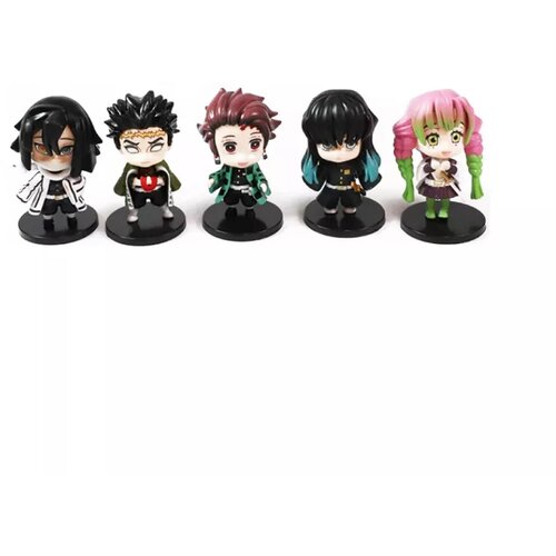 Prestige Figures Demon Slayer - Tanjiro & The Hashiras Mascot Set B Cene