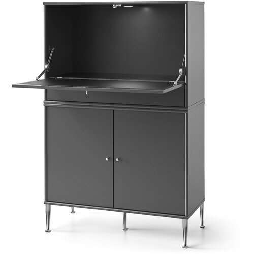 Hammel Furniture Tamno siva vitrina za vino 89x76 cm Mistral 004 - Cijene