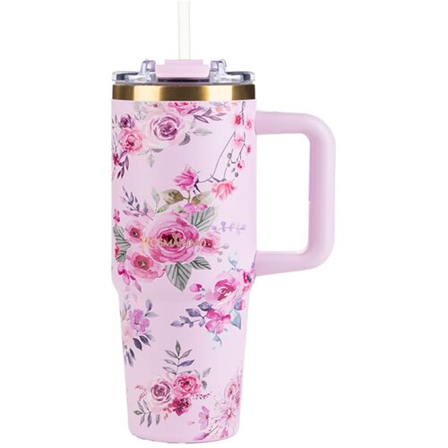 Vitapur Termo lonček MegaCup Roses 870 ml &ndash; roza, (5000232041) Cene