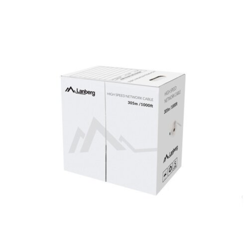 Lanberg BOBINA CAT.5E UTP RJ45 Solido Cobre Fluke Testirano AWG24 305M VERDE, (20754686) Cene