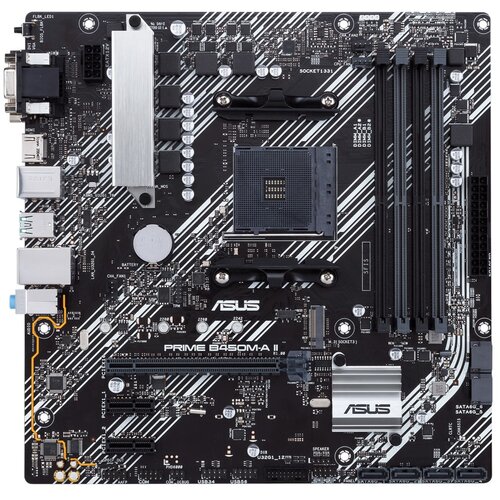Asus PRIME B450M-A II AMD B450 Socket AM4 mikro ATX Slike