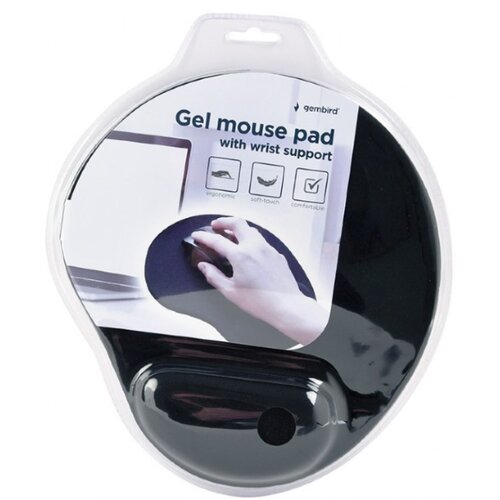 Gembird MP-GEL-BLACK mouse pad Cene