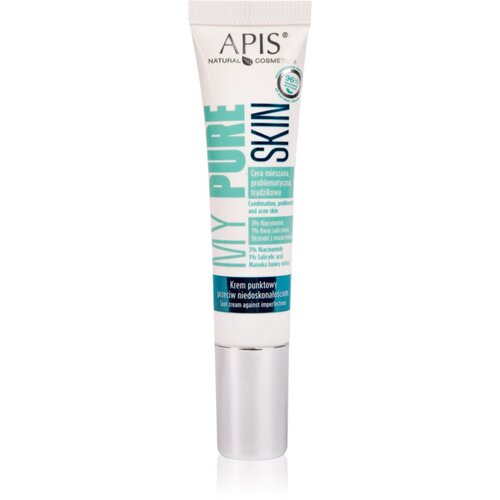 Apis Natural Cosmetics My Pure Skin lokalna nega proti aknam 15 ml Slike