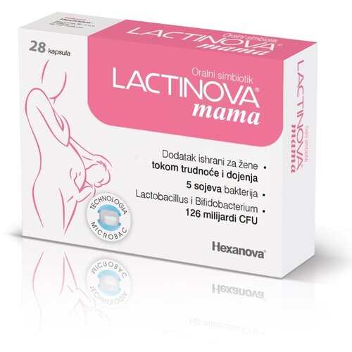 Hexanova Lactinova mama, 28 kapsula Cene