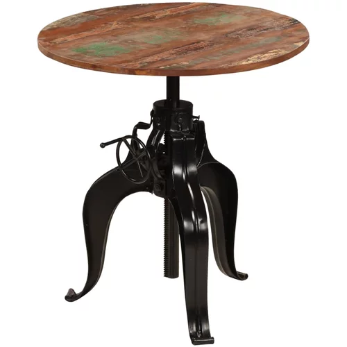 Barska barski stol od masivnog obnovljenog drva 75 x (76 - 110) cm