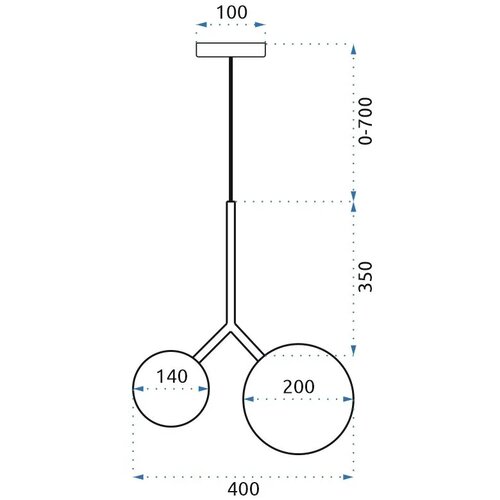 Toolight viseća svjetiljka APP1013-2CP Slike